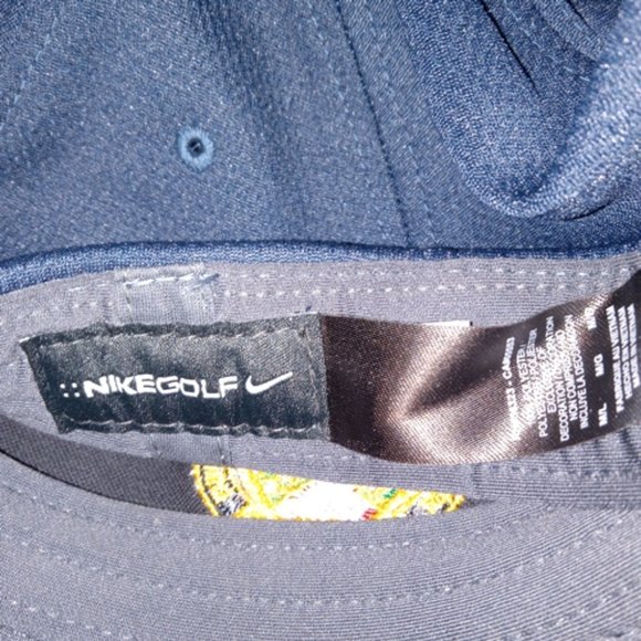 Nike Golf Stay Army Sustain-Support-Defend Dri-Fit Navy Blue Fitted Cap Hat - Picture 5 of 7